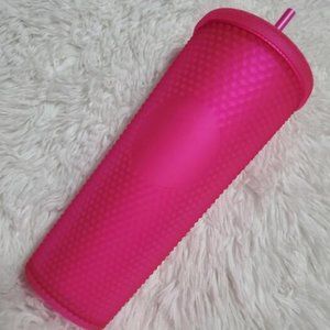 Sell like hot cakes@Starbucks Hot Pink Studded Venti Cup